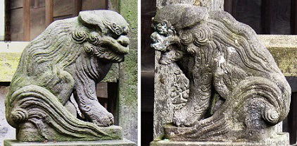 こまいぬ komainu 埼玉県（武蔵の国）の狛犬